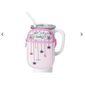 Swig Life Sweet and Spooky Spider Web 30 - 40 oz Mega Mug Pouch / NEW with tags
